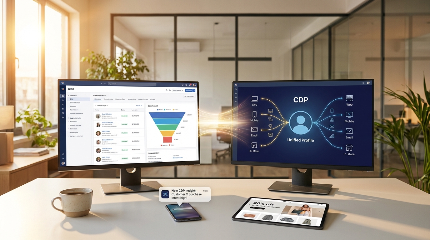 CDP vs CRM: Winning in a World Where Cookies Are Gone and Privacy Rules the Roost