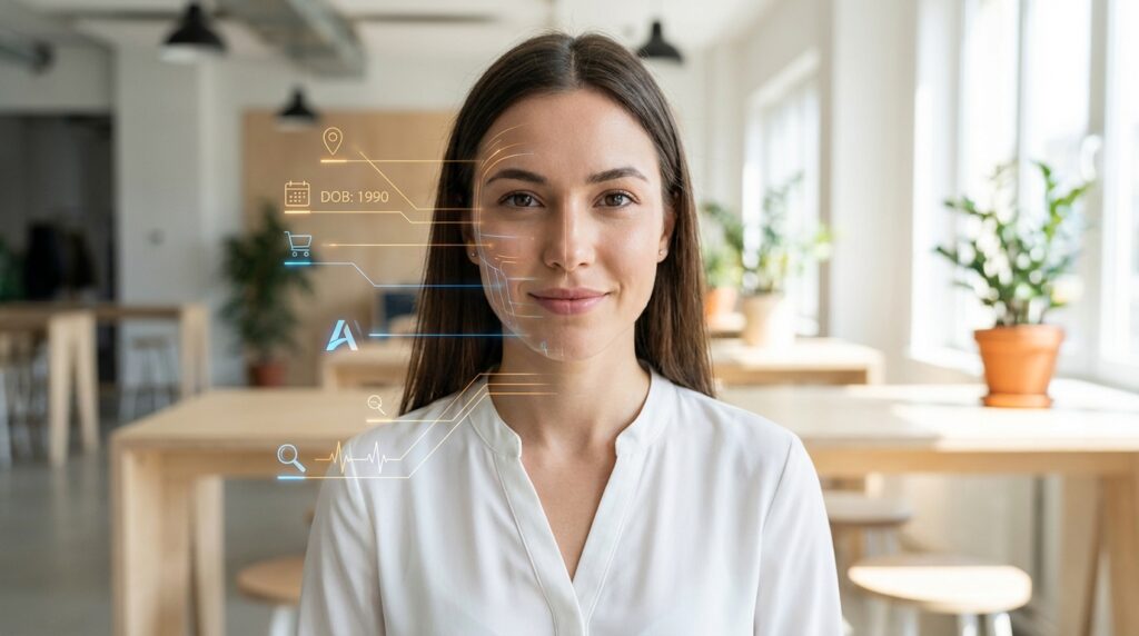data enriched portrait of a customer