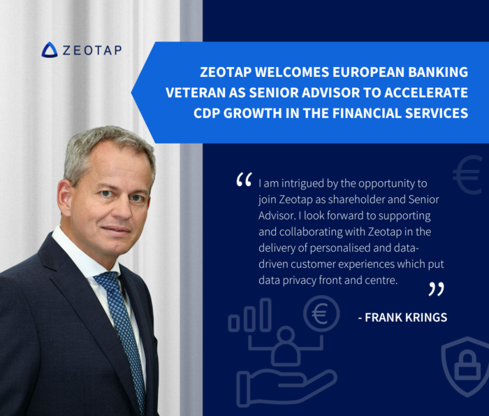 Frank Krings join Zeotap as Senior Advisor and Shareholder