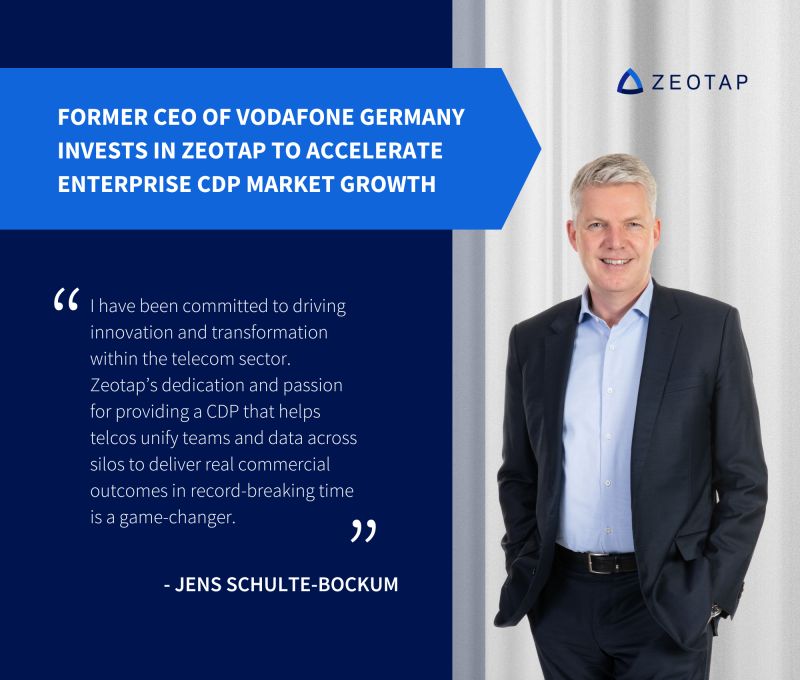 Jens Schulte-Bokum former CEO of Vodafone Germany invested in Zeotap
